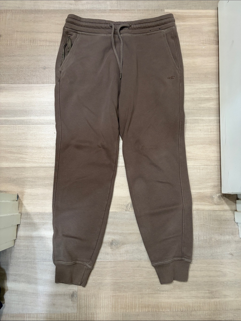 Hollister Brown Fleece Joggers